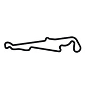 Circuit Paul Ricard - Sculpture Murale en Bois (90 cm)